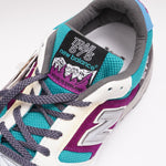 画像をギャラリービューアに読み込む, ニューバランス ホワイト/エメラルド/パープル/グレー イングランド製 NEW BALANCE TRAIL MTL575GP MADE IN ENGLAND SNEAKERS