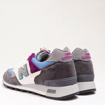 画像をギャラリービューアに読み込む, ニューバランス ホワイト/サックス/パープル/グレー イングランド製 NEW BALANCE M577GBP MADE IN ENGLAND SNEAKERS