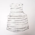 画像をギャラリービューアに読み込む, スプレンディッド ホワイト×グリーン 絞り染め タイダイ染めタンクトップ ノースリーブカットソー SPLENDID TIE-DYE TANK TOP WOMENS