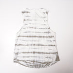 画像をギャラリービューアに読み込む, スプレンディッド ホワイト×グリーン 絞り染め タイダイ染めタンクトップ ノースリーブカットソー SPLENDID TIE-DYE TANK TOP WOMENS