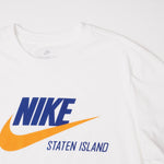 画像をギャラリービューアに読み込む, NIKE STATEN ISLAND WHITE SWOOSH ナイキ スタテンアイランド限定 ホワイト スウッシュ Tシャツ TEE T-SHIRT