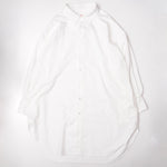 画像をギャラリービューアに読み込む, アドラーブル ホワイト ビッグシルエット 播州織 ロングシャツ ADOLUVLE ORIGINAL WHITE BANSHU-ORI SHIRT-DRESS LONG SLEEVE DRESS