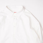 画像をギャラリービューアに読み込む, アドラーブル ホワイト ビッグシルエット 播州織 ロングシャツ ADOLUVLE ORIGINAL WHITE BANSHU-ORI SHIRT-DRESS LONG SLEEVE DRESS