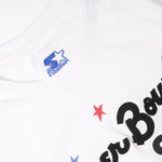 画像をギャラリービューアに読み込む, STARTER x MSX スターター ホワイト ロサンゼルス Tシャツ MICHAEL STRAHAN SUPER BOWL 56 LOS ANGELES WHITE