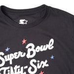 画像をギャラリービューアに読み込む, STARTER x MSX スターター ブラック ロサンゼルス Tシャツ MICHAEL STRAHAN SUPER BOWL 56 LOS ANGELES BLACK TEE