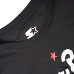 画像をギャラリービューアに読み込む, STARTER x MSX スターター ブラック ロサンゼルス Tシャツ MICHAEL STRAHAN SUPER BOWL 56 LOS ANGELES BLACK TEE