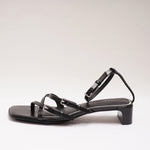 画像をギャラリービューアに読み込む, ラグアンドボーン ブラックレザー ストラップ サンダル RAG&BONE BLACK LEATHER STRAP SANDALS CALLIOPE MID