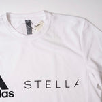 画像をギャラリービューアに読み込む, アディダス ステラマッカートニー ホワイト ルーズフィット コラボ ロゴ Tシャツ ADIDAS × STELLA MCCARTNEY WHITE BIG LOGO TEE WOMEN