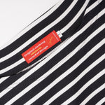 画像をギャラリービューアに読み込む, アドラーブル ブラック×ホワイト ボーダー ビッグシルエット Tシャツ ドロップショルダー ボートネック ADOLUVLE BLACK×WHITE BORDER STRIPE TEE DROP-SHOULDER BOAT-NECK