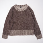 画像をギャラリービューアに読み込む, ジェイクルー ブラウン リラックス コットン リネン ビーチセーター ニット J.CREW BROWN COTTON LINEN BEACH SWEATER