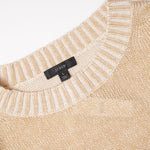 画像をギャラリービューアに読み込む, ジェイクルー ベージュ リラックス コットン リネン ビーチセーター ニット J.CREW BEIGE COTTON LINEN BEACH SWEATER