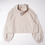 画像をギャラリービューアに読み込む, oak + fort オークアンドフォート アイボリー ビッグシルエット クロップド パーカー プルオーバー フーディー IVORY BIG SILHOUETTE CROPPED HOODIE