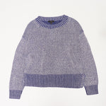 画像をギャラリービューアに読み込む, ジェイクルー ブルー リラックス コットン リネン ビーチセーター ニット J.CREW BLUE COTTON LINEN BEACH SWEATER