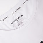 画像をギャラリービューアに読み込む, KARL LAGERFELD PARIS カールラガーフェルド ホワイト エッフェル塔 プリント Tシャツ WHITE EIFFEL TOWER PRINT TEE WOMEN