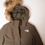 画像をギャラリービューアに読み込む, ノースフェイス 取り外しファー付き ダウンコート カーキグリーン THE NORTH FACE DOWN COAT KHAKI GREEN ARCTIC PARKA USA WOMENS