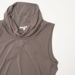 画像をギャラリービューアに読み込む, スプレンディッド グリーングレー ノースリーブ カウル ジャージ ワンピース SPLENDID SLEEVELESS JERSEY COWL DRESS WOMENS