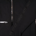 画像をギャラリービューアに読み込む, KARL LAGERFELD PARIS カールラガーフェルド ブラック Aライン ロゴテック ジャケット BLACK A-LINE LOGO TECH JACKET WOMEN