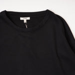 画像をギャラリービューアに読み込む, スプレンディッド エコ ブラック カットオフ スウェットトップ SPLENDID ECO BLACK CUT-OFF SWEAT TOP WOMENS