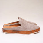 画像をギャラリービューアに読み込む, ビンス ヴィンス グレージュ スウェード バックレス ローファー VINCE GREIGE SUEDE BACKLESS LOAFERS WOMENS