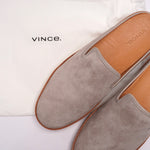 画像をギャラリービューアに読み込む, ビンス ヴィンス グレージュ スウェード バックレス ローファー VINCE GREIGE SUEDE BACKLESS LOAFERS WOMENS
