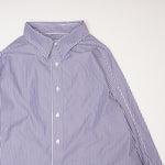 画像をギャラリービューアに読み込む, アドラーブル ブルー ホワイト スプリットラグランスリーブ ビッグシルエット ストライプ シャツ ADOLUVLE ORIGINAL BLUE WHITE SPLIT RAGLAN SLEEVE STRIPED BIG SHIRT LONG SLEEVE