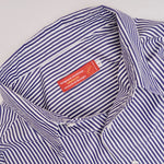 画像をギャラリービューアに読み込む, アドラーブル ブルー ホワイト スプリットラグランスリーブ ビッグシルエット ストライプ シャツ ADOLUVLE ORIGINAL BLUE WHITE SPLIT RAGLAN SLEEVE STRIPED BIG SHIRT LONG SLEEVE