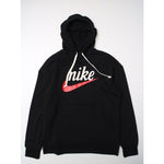 画像をギャラリービューアに読み込む, ナイキ 筆記体NIKE ブラック プルオーバー ルーズフィット フーディ パーカー BLACK HOODIE LOOSE FIT