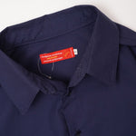 画像をギャラリービューアに読み込む, アドラーブル ネイビーブルー リップストップ ビッグシルエット ロング シャツワンピース ADOLUVLE ORIGINAL NAVY-BLUE RIP-STOP LONG SHIRT-DRESS