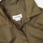 画像をギャラリービューアに読み込む, CK カルバンクライン グリーン シャツワンピース シャツドレス CALVIN KLEIN GREEN SHIRT DRESS ONE-PIECE WOMENS
