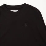 画像をギャラリービューアに読み込む, CK カルバンクライン ジーンズ ブラック ポケット付き ロング丈 スウェット CALVIN KLEIN JEANS BLACK LONG SWEAT SHIRT POCKETS WOMENS