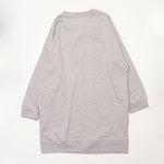 画像をギャラリービューアに読み込む, CK カルバンクライン ジーンズ グレー ポケット付き ロング丈 スウェット CALVIN KLEIN JEANS GRAY LONG SWEAT SHIRT POCKETS WOMENS