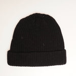 画像をギャラリービューアに読み込む, DEUS EX MACHINA デウスエクスマキナ ブラック シールド ビーニー ニット帽 ニットキャップ BLACK KNIT CAP SHIELD BEANIE WOOL NYLON