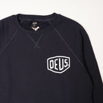 画像をギャラリービューアに読み込む, DEUS デウス ダークネイビー 前V ラグラン スウェット DARKNAVY RAGLAN SWEAT SHIRT EX MACHINA VENICE MEN