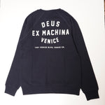 画像をギャラリービューアに読み込む, DEUS デウス ダークネイビー 前V ラグラン スウェット DARKNAVY RAGLAN SWEAT SHIRT EX MACHINA VENICE MEN