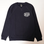画像をギャラリービューアに読み込む, DEUS デウス ダークネイビー 前V ラグラン スウェット DARKNAVY RAGLAN SWEAT SHIRT EX MACHINA VENICE MEN