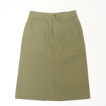 画像をギャラリービューアに読み込む, DEUS EX MACHINA デウスエクスマキナ ベイカースカート クローバーグリーン オリビアスカート OLIVE BAKER SKIRT CLOVER GREEN OLIVIA SKIRT WOMEN