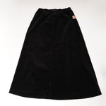 画像をギャラリービューアに読み込む, DEUS×GRAMICCI デウス×グラミチ ブラック ストレッチ コーデュロイ タック ロングスカート BLACK CORDUROY TALECUT SKIRT LONG SKIRT WOMEN