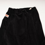 画像をギャラリービューアに読み込む, DEUS×GRAMICCI デウス×グラミチ ブラック ストレッチ コーデュロイ タック ロングスカート BLACK CORDUROY TALECUT SKIRT LONG SKIRT WOMEN