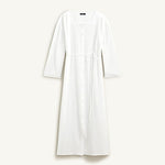画像をギャラリービューアに読み込む, ジェークルー ホワイト ソフトガーゼ ボタンダウン チュニックドレス ロングカーディガン J.CREW WHITE SOFT GAUZE TUNIC DRESS WOMEN