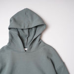 画像をギャラリービューアに読み込む, oak + fort オークアンドフォート ブルー ビッグシルエット クロップド パーカー プルオーバー フーディー BLUE BIG SILHOUETTE CROPPED HOODIE