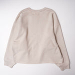 画像をギャラリービューアに読み込む, oak + fort オークアンドフォート アイボリー ビッグシルエット スウェットシャツ IVORY BIG SILHOUETTE SWEATSHIRT