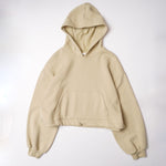 画像をギャラリービューアに読み込む, oak + fort オークアンドフォート マスタード ビッグシルエット クロップド パーカー プルオーバー フーディー MUSTARD BIG SILHOUETTE CROPPED HOODIE