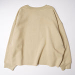 画像をギャラリービューアに読み込む, oak + fort オークアンドフォート マスタードカラー ビッグシルエット スウェットシャツ MUSTARD BIG SILHOUETTE SWEATSHIRT