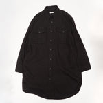 画像をギャラリービューアに読み込む, RAG&BONE ラグアンドボーン ブラック フルプラケット ミニドレス シャツワンピース コート BLACK FULL PLACKET MINI DRESS