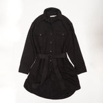 画像をギャラリービューアに読み込む, RAG&BONE ラグアンドボーン ブラック フルプラケット ミニドレス シャツワンピース コート BLACK FULL PLACKET MINI DRESS