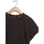 画像をギャラリービューアに読み込む, RAG&BONE ラグアンドボーン ブラック 半袖バックジップワンピース BLACK BACK-ZIP DRESS