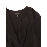 画像をギャラリービューアに読み込む, RAG&BONE ラグアンドボーン ブラックシルクトップ SHIELDS TOP BLACK BLUE-STITCH SILK TOP