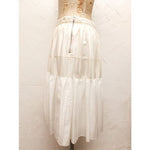 画像をギャラリービューアに読み込む, ラグアンドボーン シルク オフホワイト フレアスカート RAG&BONE WHITE SILK FLARE SKIRT WOMEN