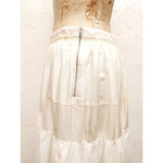 画像をギャラリービューアに読み込む, ラグアンドボーン シルク オフホワイト フレアスカート RAG&BONE WHITE SILK FLARE SKIRT WOMEN