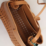 画像をギャラリービューアに読み込む, KARA カラ ベジタブルタンニング レザー バッグ ショルダーバッグ KARA VEGETABLE TANNED LEATHER BAG WOMENS